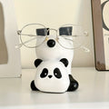 Collectible Figurines, Resin Panda Eyeglass Holder, Animal Eyeglass Stand - Decorative Eyewear Display for Indoor And Outdoor Use - Small Figurine Showcase for Home And Store Counters