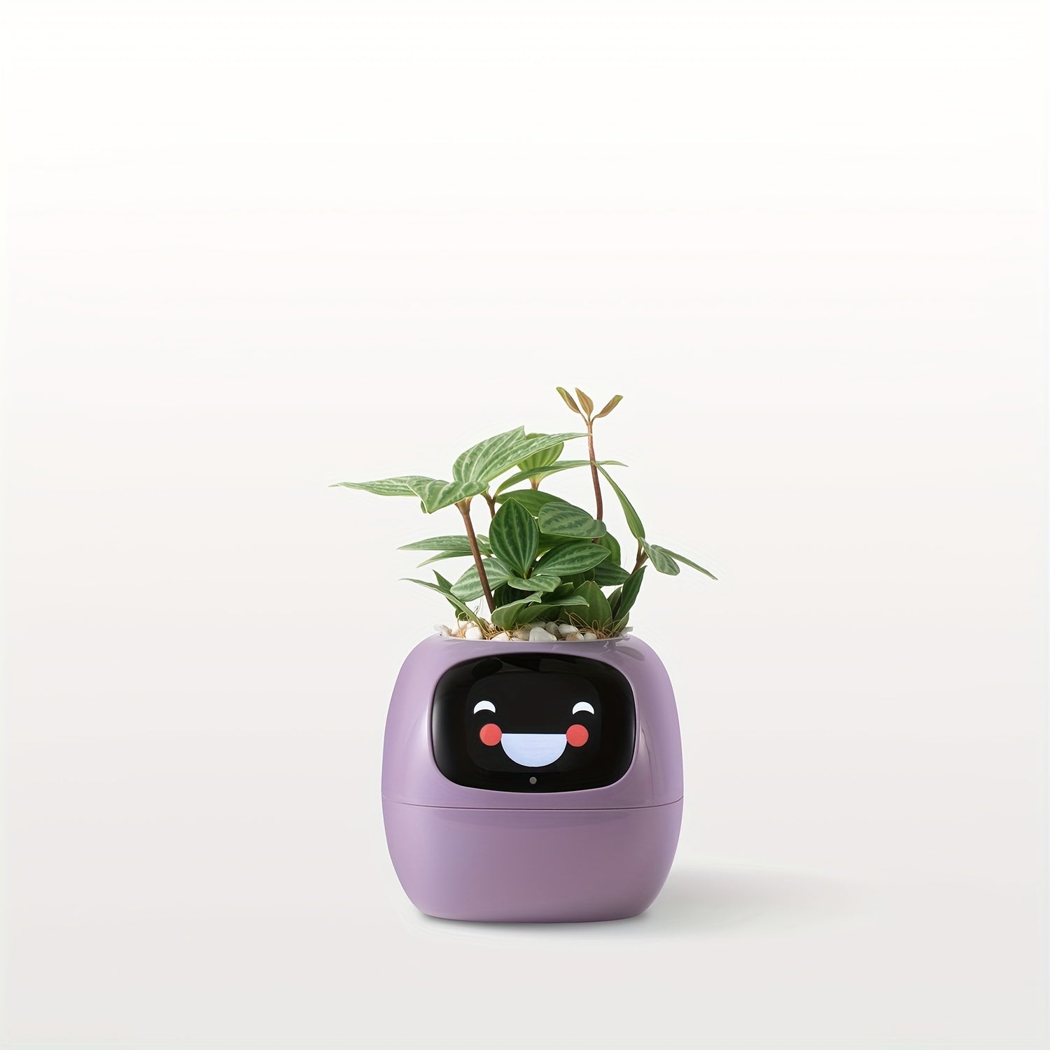 Cubidupi Smart Mini Planter Robot - Self-Watering Electronic Pet Plant Pot with Alerts, \u002FOutdoor Plant Care, Cute Desktop Greenery Companion for Home, Office, Room - Low-Maintenance Gift (Compatible with Smart