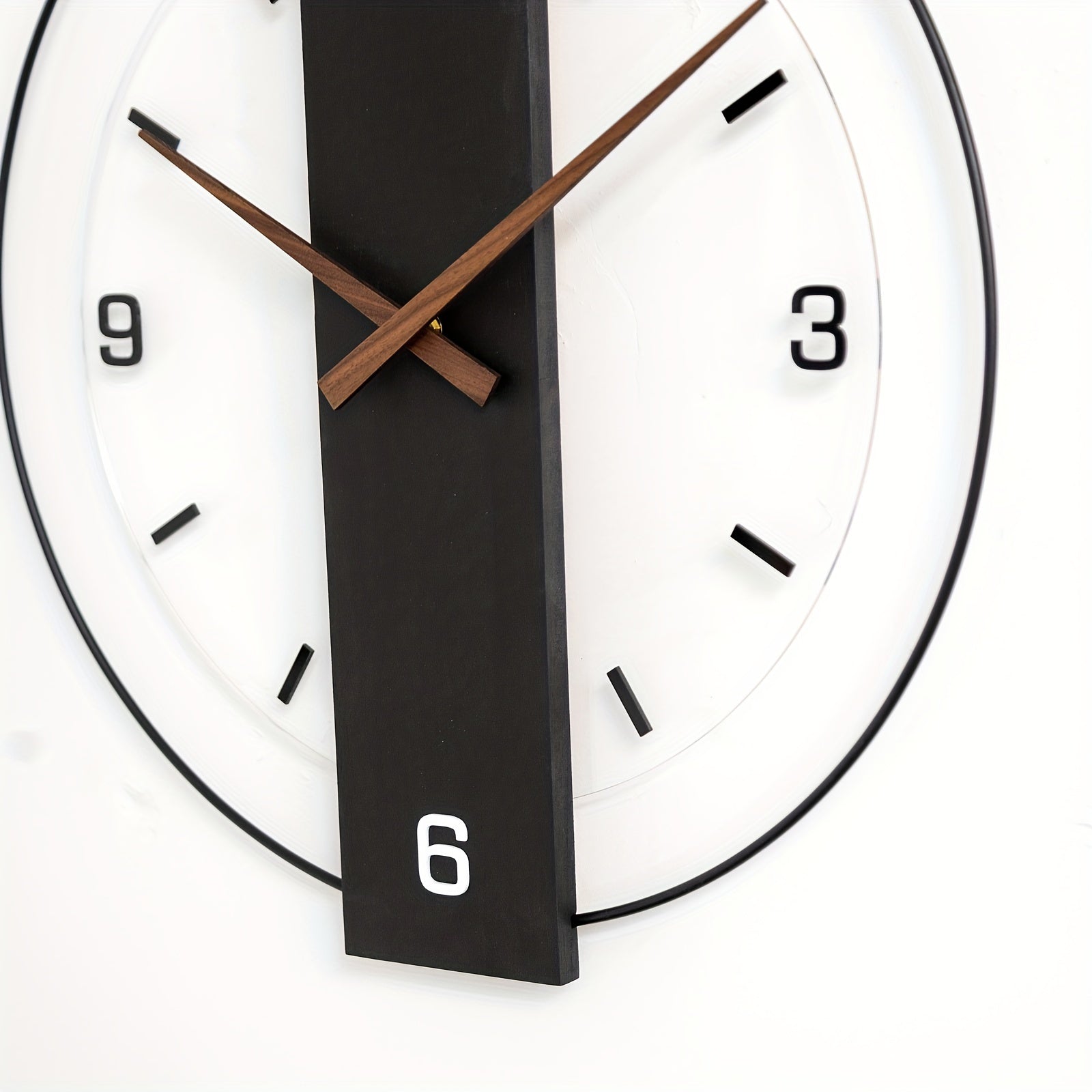 Nordic Style Minimalist Wall Clock Battery-Free