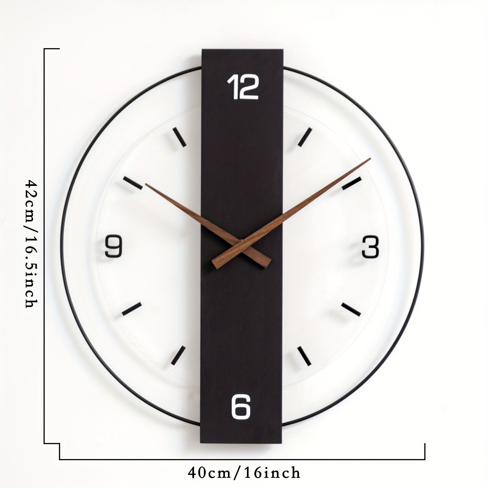 Nordic Style Minimalist Wall Clock Battery-Free