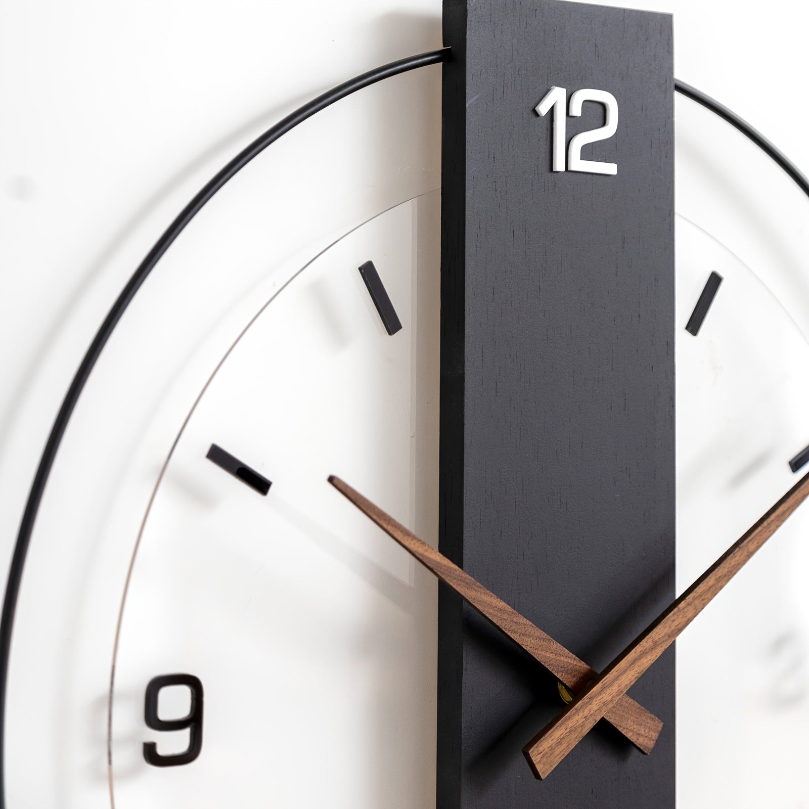 Nordic Style Minimalist Wall Clock Battery-Free
