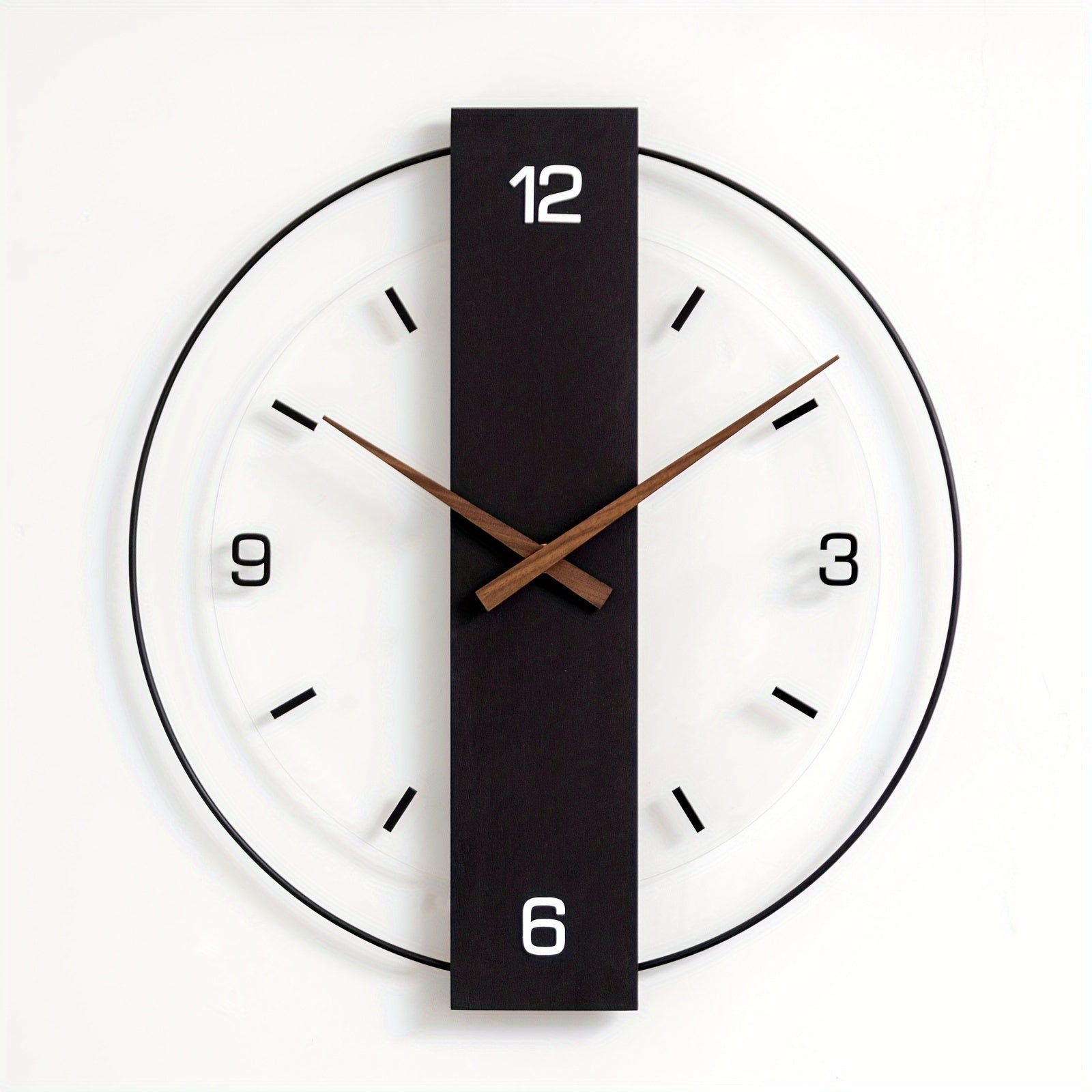 Nordic Style Minimalist Wall Clock Battery-Free