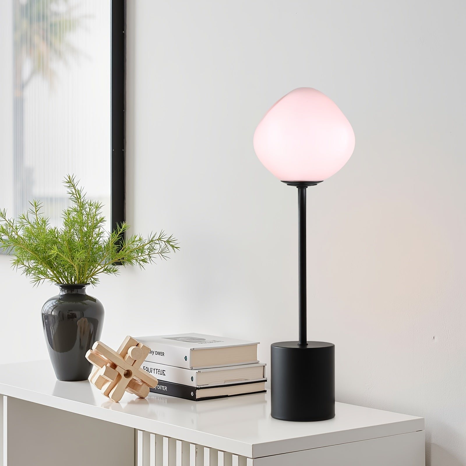 Hand-Blown Globe Glass Lamp Collection, 18\