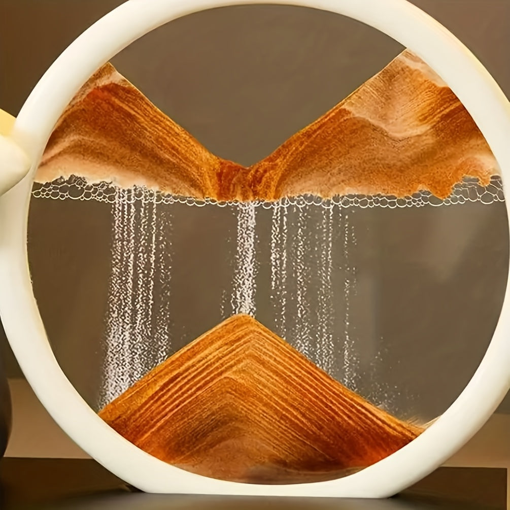 3D Dynamic Sand Flow Painting Decoration Set - Artistic Decor - Creative Flowing Hourglass | Modern Home And Office Decor, Living Room And Bedroom Decoration, Office Artwork, Christmas Decorations, Thanksgiving, Christmas Gifts