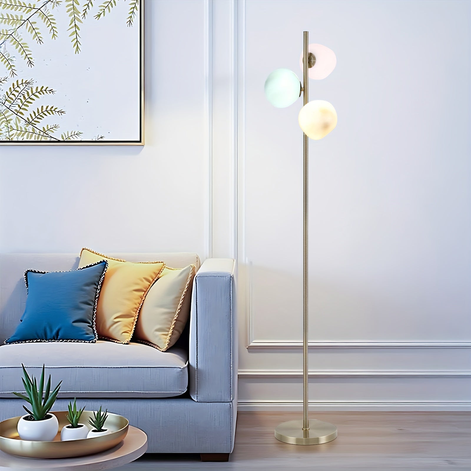Hand-Blown Globe Glass Lamp Collection, 18\